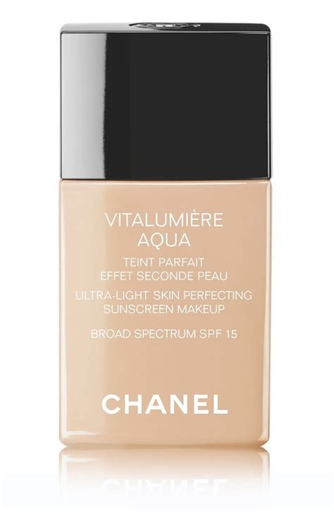 vitalumière aqua sunscreen foundation.